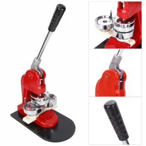 Tyenaza Badge Making Machine, 58mm(2.25 inch) Button Maker Pressing Machine DIY Gifts Pin Maker with 800pcs Button Parts