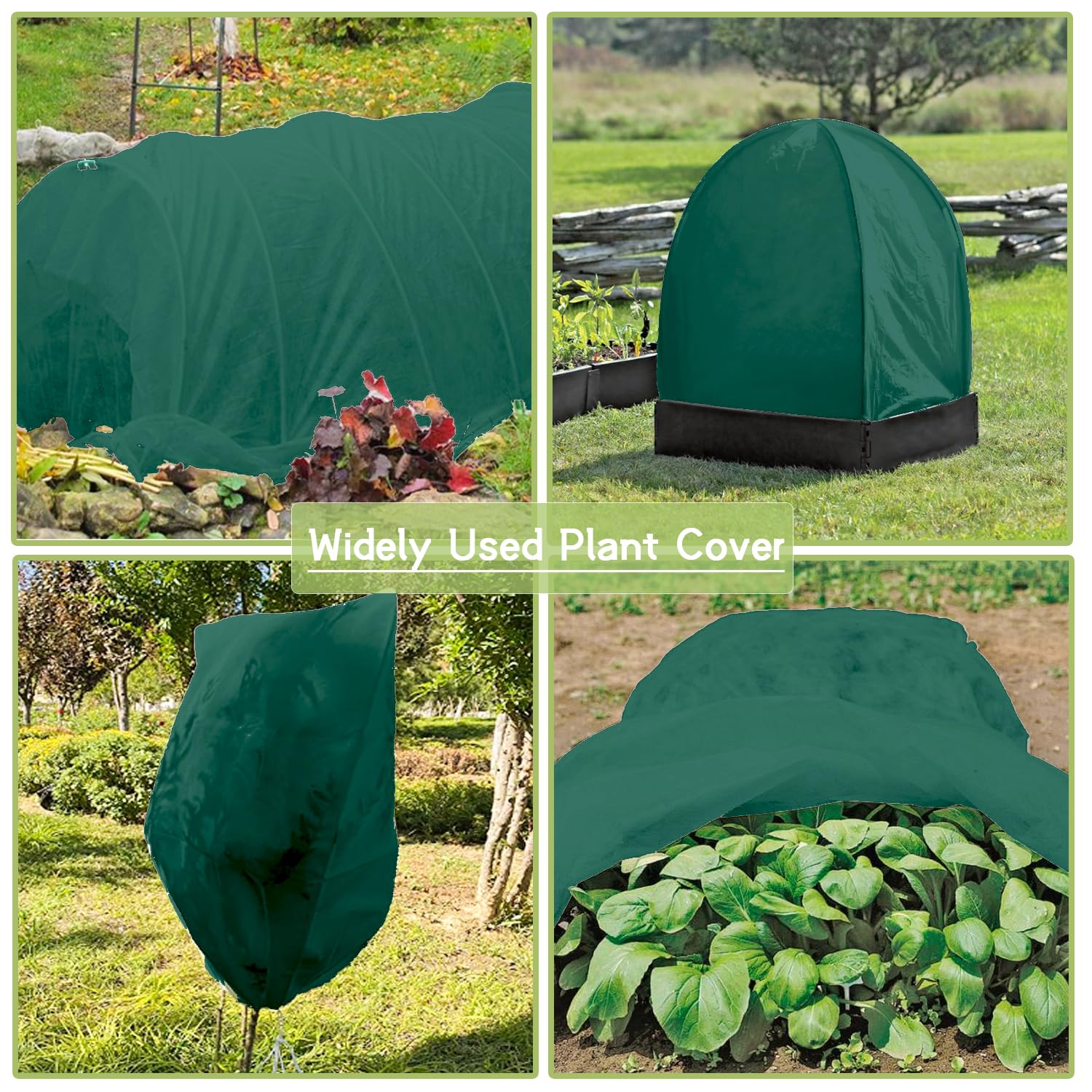 Plant Covers Freeze Protection, 10 FT x 30 FT Frost Cloth Plant Freeze Protection Cover, Garden Fabric Floating Row Cover for Winter, Summer Overheat Prevention and Insects Barrier for Outdoor Plants