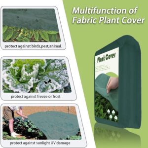 Plant Covers Freeze Protection, 10 FT x 30 FT Frost Cloth Plant Freeze Protection Cover, Garden Fabric Floating Row Cover for Winter, Summer Overheat Prevention and Insects Barrier for Outdoor Plants