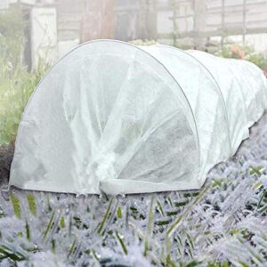 GonLei 2Pack 10X25 FT Plant Covers Freeze Protection1.05oz Garden Cover Plant Floating Blankets Row Cover,Winter Plants Frost Blanket for Outdoor,Plants Cloth Freeze Protection Fabric