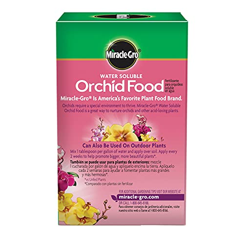 Miracle-Gro Water Soluble Orchid Food, Plant Fertilizer, 8 oz.