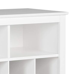 60 inch Shoe Cubby Console , White