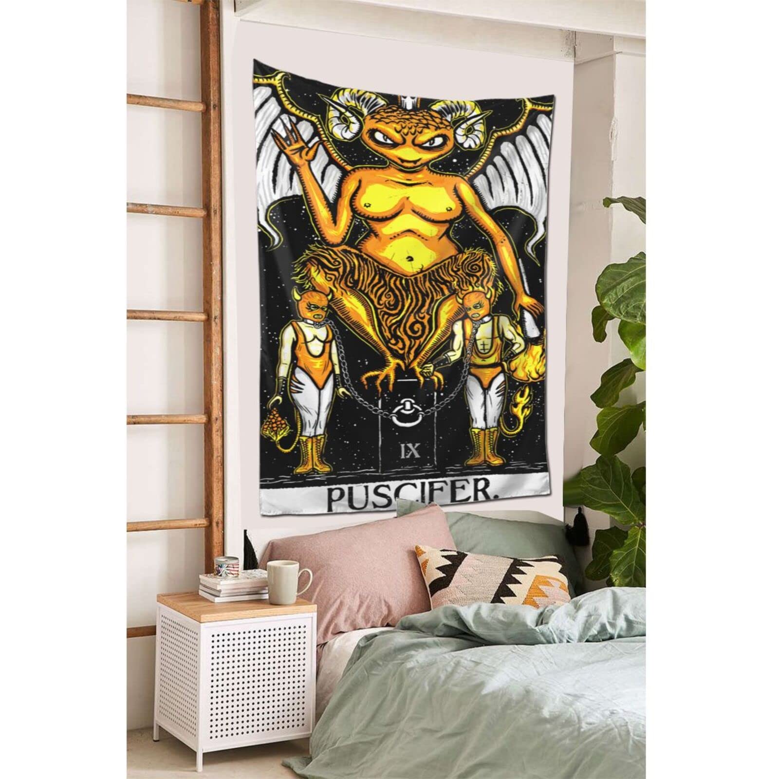 ONIAWO Puscifer Tapestry Wall Hanging Decoration Apartment Home Bedroom Art Wall Tapestry Living Room Dormitory 60 * 40IN