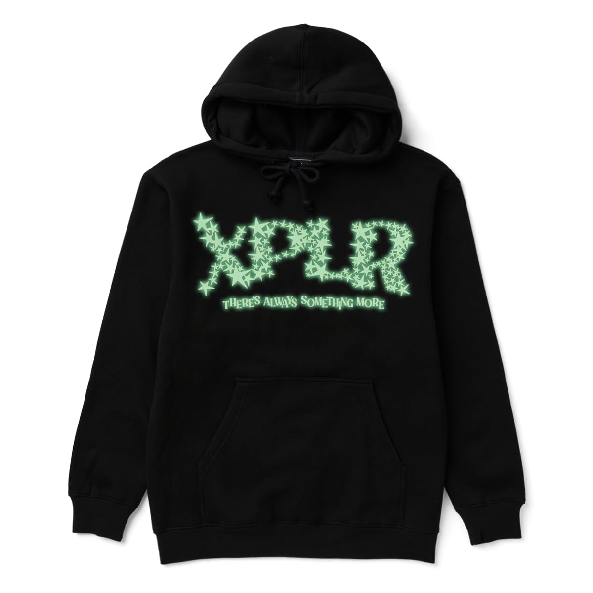 XPLR Glow In The Dark Stars Unisex fashion hoodie casual pocket drawstring pullover clothing (Black2,X-Large)