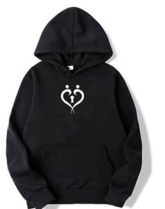 wylinger xplr colby brock protect your heart new logo hoodie merch men/women hooded sweatshirt hip hop long sleeve (black,medium)