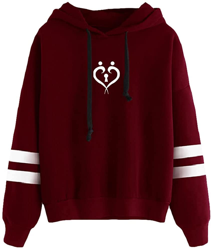 LSPWAFAEF XPLR Colby Brock Protect Your Heart New Logo Hoodies Merch Men/Women Hooded Sweatshirt Hockey Uniform (Red,X-Large)