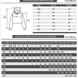 XPLR Sam and Colby Merch Hoodie Female Cat Ear Pullover Sweatshirt Women's Outwear Youthful Clothes (A34409-3,XXS)