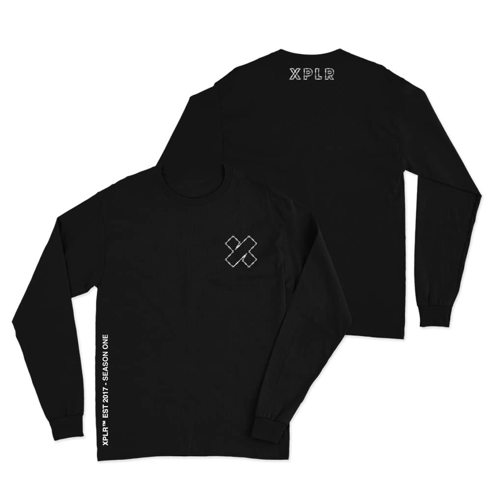 PAJOMLAG XPLR Season 1.2 Colby Brock Sam Golbach Crewneck Sweater Hoodies Merch Sweatshirt Winter Men/Women Long Sleeve (Black,Large)