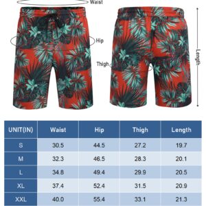 COOFANDY Men's Swim Trunks Board Shorts Summer Beach Shorts Swimsuit Swimwear for Men - No Liner