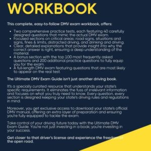 New Jersey DMV Exam Workbook: 400+ Practice Questions to Navigate Your DMV Exam With Confidence (DMV practice tests)