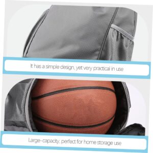 VALICLUD 5pcs Travel Bag Basketball Bag Drawstring Bag with Shoes Compartment Shoes Organizer Drawstring Bag with Water Bottle Holder Gym Bag for Men Sports Cages Nylon Fitness Adjustable