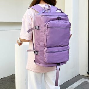 LIERWOI Travel Backpack For Women Men, Waterproof Gym Backpack With shoe compartment and wet and dry separation bag