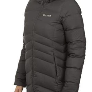 MARMOT Women's Montreal Mid-Thigh Length Down Puffer Coat, Dark Steel,Medium