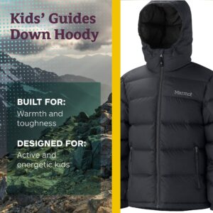 MARMOT Kid's Guides Down Hoody, Black, Medium