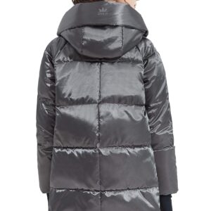 Orolay Women's Thickened Down Jacket Hooded Darkgray M