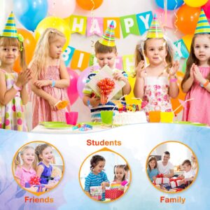 Kids Party Favors Pop Fidget Toys Bulk Its 24 Packs Fidget Bracelet It Birthday Party Favors for Kids Goodie Bags Stuffers Classroom Prizes Bubble Poppers Toddlers Toy for Students Girls Boys Cheap