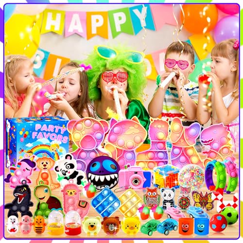 880 PCS Party Favors for Kids Fidget Toys Bulk,Treasure Box Toys,Christmas Stockings Stuffers,Goodie Bags Stuffers,Pinata Stuffers,Treasure Chest Prizes,Prize Box Toys,Bulk Prize for kids Classroom