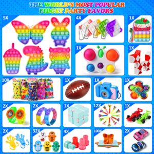 810 PCS Party Favors for Kids, Treasure Box for School Classroom Prize Birthday Gift, Bulk Fidget Sensory Toys, Ideal Gift for Carnival Prizes Stocking Stuffers Pinata Filler,Goodie Bag Stuffers