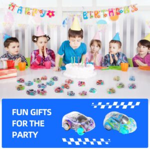 Benzem 50 Pcs Mini Pull Back Cars Set, Pull Back Racing Vehicles for Kids Toddlers, Bulk Toys Party Favors Treasure Box, Classroom Prizes, Pinata Fillers,Goodie Bag Stuffers for Boys Girls