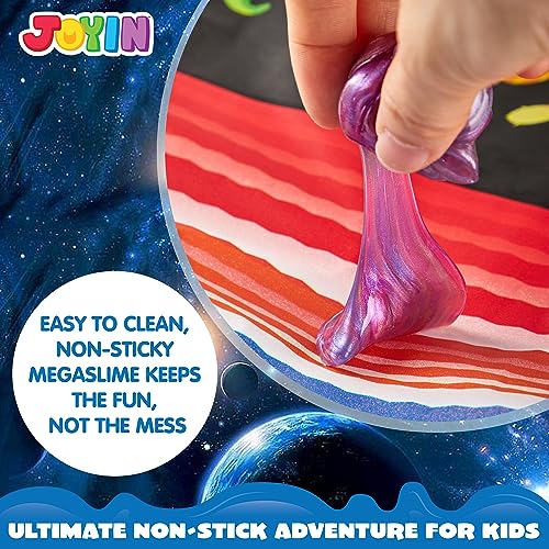 JOYIN Slime Party Favors, 36 Pack Galaxy Slime Ball Party Favors - Stretchy, Non-Sticky, Mess-Free, Stress Relief, and Safe for Girls and Boys - Classroom Reward, Valentine's Day Party Supplies