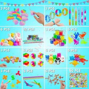 Party Favors Toy for Kids, Treasure Box Prizes for Classroom, Birthday Party, School Classroom Rewards, Carnival Prizes, Pinata Fillers, Treasure Chest, Goodie Bag Stuffers for Boys Girls 4-8-12