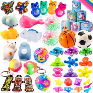 57PCS Prizes for Kids Treasure Chest Small Toys, Rewards Classroom Prize Box Assorted Potty Training Prizes for Toddlers Reward, Kindergarten Goodie Bags for Bulk Party Favors, Pinata Fillers Stuffers