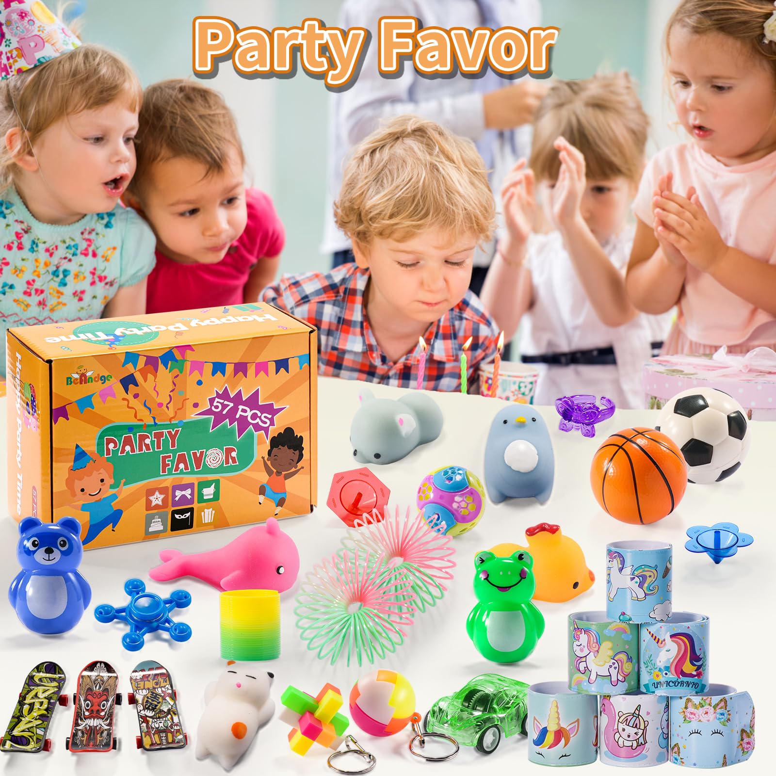 57PCS Prizes for Kids Treasure Chest Small Toys, Rewards Classroom Prize Box Assorted Potty Training Prizes for Toddlers Reward, Kindergarten Goodie Bags for Bulk Party Favors, Pinata Fillers Stuffers