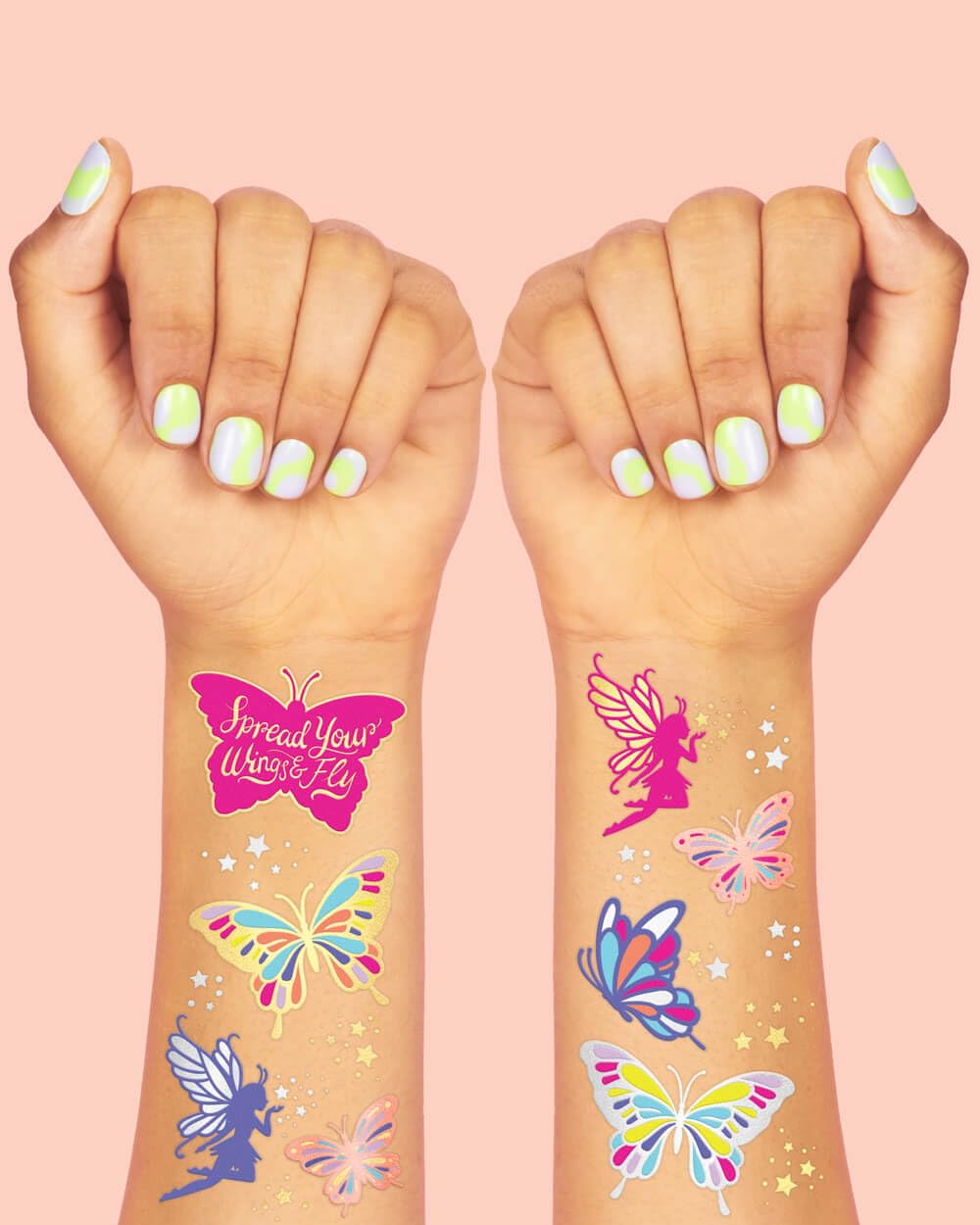 xo, Fetti Butterfly Tattoos for Kids - 34 Glitter styles | Birthday Party Supplies, Butterfly Party Favors + Fairy Decor