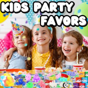 DuoDuoHouse 80 Pcs Party Favors for Kids 3-5 4-8-12,Easter Eggs Fillers, Goodie Bags Treasure Box Fidget Toys For Classroom Rewards, Kids' Party Supplies For Pinata Stuffers, Carnival Prizes