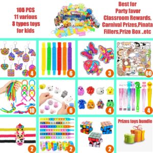 104 PCS Party Favors Toys for kids,Assortment Premium for All Ages kids Grils,Goody Bag Fillers,classroom prizes,Treasure Chest,Prize Box Toys, pinata stuffers,Carnival Prizes for Boys and Girls 4-10