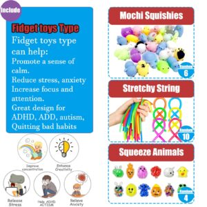 104 PCS Party Favors Toys for kids,Assortment Premium for All Ages kids Grils,Goody Bag Fillers,classroom prizes,Treasure Chest,Prize Box Toys, pinata stuffers,Carnival Prizes for Boys and Girls 4-10