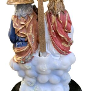 Holy Trinity Statue Estatua Jesus, Joseph and Holy Spirit Holy Figurine 5" Inch