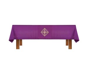 r.j. toomey altar frontal and holy trinity cross overlay cloth - altar linen church supplies