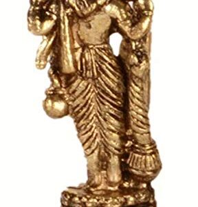 Purpledip Rare Miniature Statue Dattatreya (Brhma-Vishnu-Shiva): Holy Trinity of Hindu Gods, Unique Collectible Gift (11169)