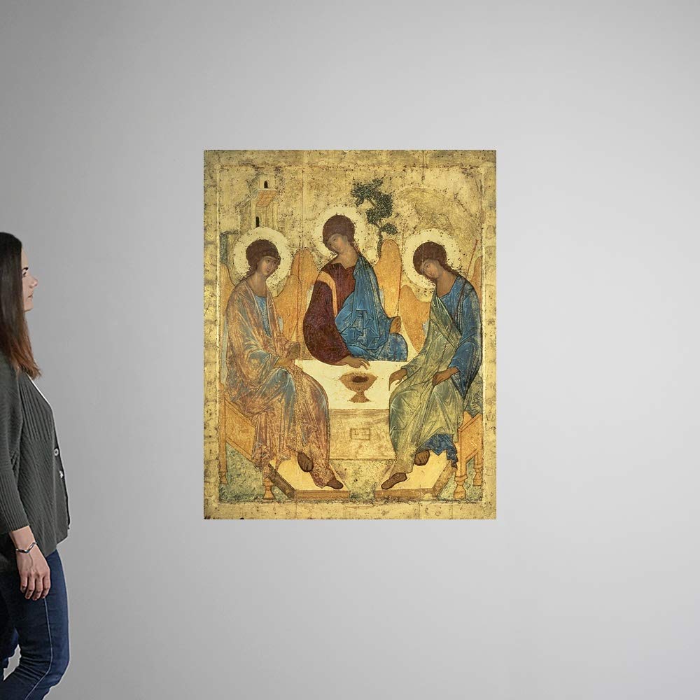 The Holy Trinity, 1420s Wall Decal, Angel Artwork