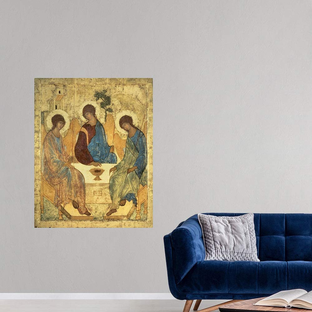 The Holy Trinity, 1420s Wall Decal, Angel Artwork