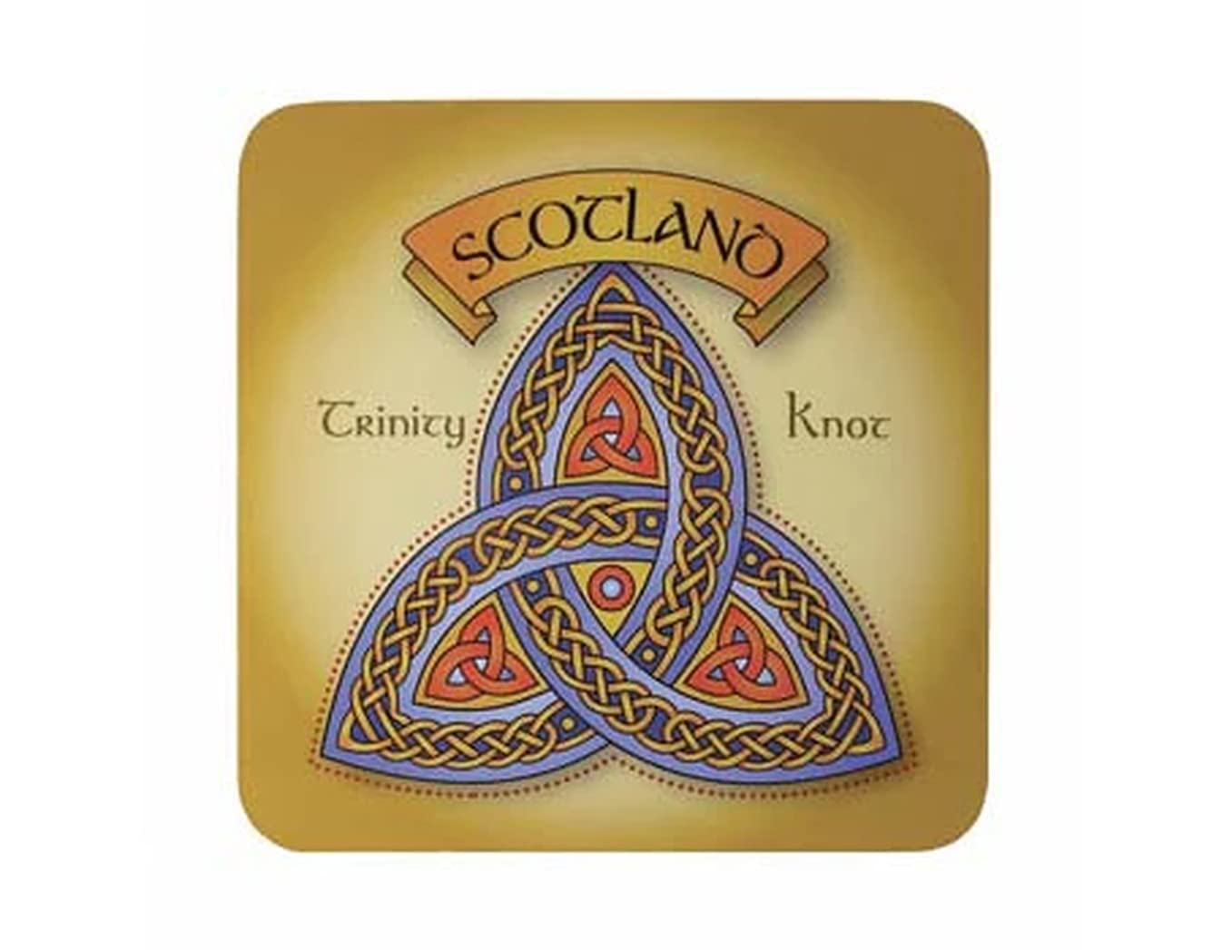 Royal Tara Scottish Coasters Trinity Knot Drinks Kitchen Pub and Bar Gift 4.1 x 4.1 (Trinity Knot, 1)