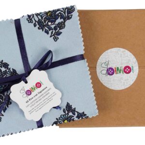 Soimoi Block Print Precut 10-inch Cotton Fabric Quilting Squares Charm Pack DIY Patchwork Sewing Craft