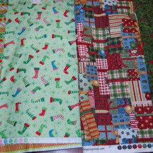 Lot of 40Pcs Christmas Quilt Blocks, Cotton Fabric Charm Pack, 10" Squares