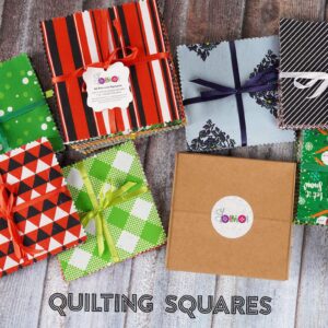 Precut 10-inch Prints Cotton Fabric Bundle Quilting Squares Charm Pack DIY Patchwork Sewing Craft-