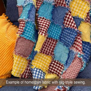 40+ Summertime Charm Pack, 5 inch Precut Cotton Homespun Fabric Squares by JCS