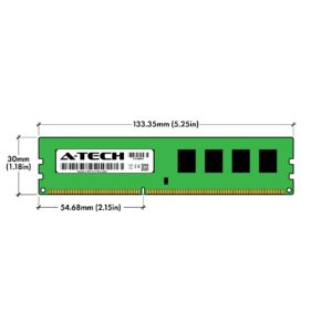 A-Tech 4GB RAM Replacement for Kingston KVR13N9S8/4 | DDR3 1333MHz PC3-10600 1Rx8 1.5V UDIMM Non-ECC 240-Pin DIMM Memory Module