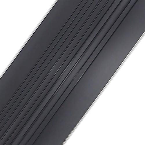 DGSL Garage Door Seals Bottom Rubber Weather Stripping Kit Seal Strip Replacement,Universal Weatherproof Threshold Buffering Sealing Rubber 5/16 Inch T Ends, 3 3/4 Inch Width (20 Ft, Black)