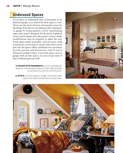 Ultimate Guide to Basements, Attics & Garages, 3rd Revised Edition: Step-by-Step Projects for Adding Space without Adding on (Creative Homeowner) Plan | Design | Remodel; 580 Photos & Illustrations