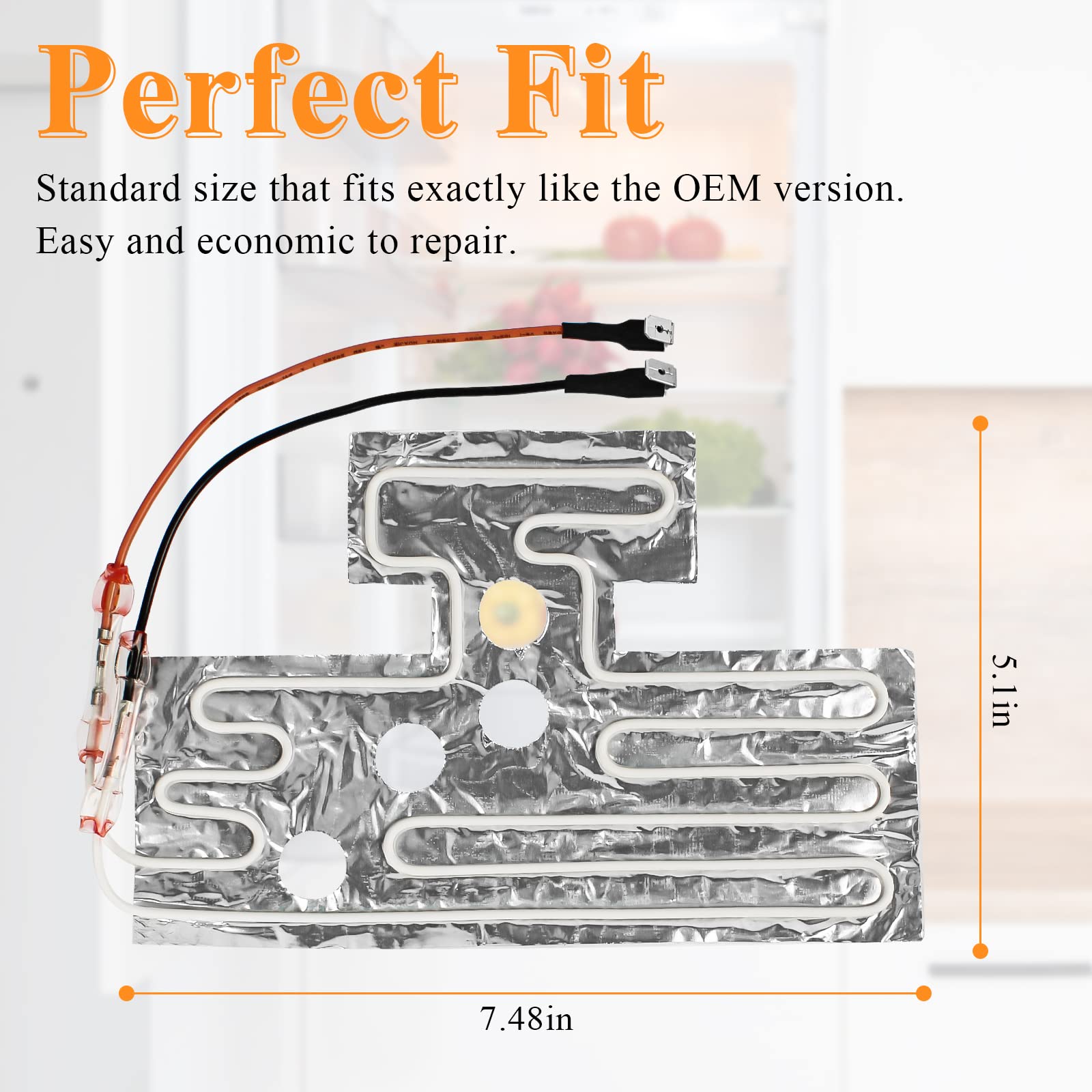 Refrigerator Garage Heater Kit for Frigidaire Kenmore Refrigerator 5303918301 AP3722172 PS900213 AH900213
