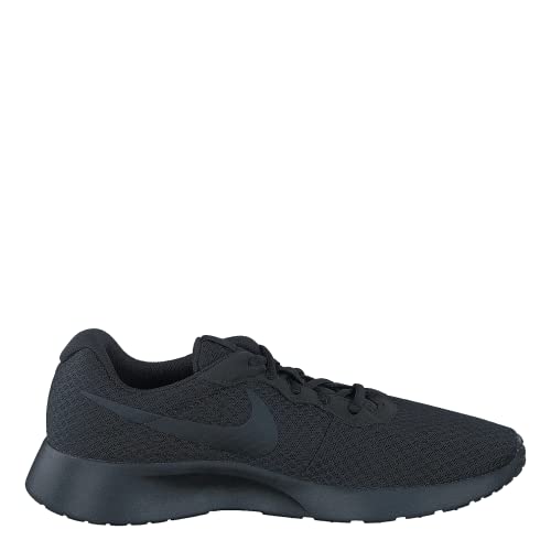 Nike Men's Tanjun Sneakers, Breathable Textile Uppers and Comfortable Lightweight Cushioning, Black/Black-anthracite, 11