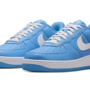 Nike mens Air Force 1 Low Retro, University Blue/White/Metallic, 10