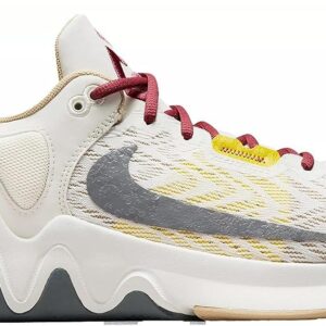 Nike Men's Giannis Immortality 2 Athletic Basketball Shoes (Sail Smoke Gray Yellow) US Size 8.5