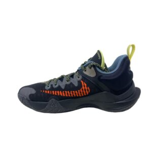 nike men's giannis immortality athletic basketball shoes, black/limelight/ozone blue, 10