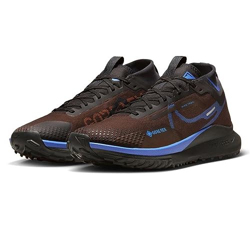 Nike Men's Trail Running Shoe (Velvet Brown/Black/Golden Moss/Medium Blue, us_Footwear_Size_System, Adult, Men, Numeric, Medium, Numeric_8)